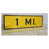 1mi. Sign