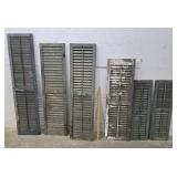 6 Shutters Various Sizes