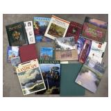 Box books travel and art