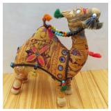 Vintage India Folk Art Stuffed Animal