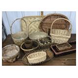 Assorted baskets
