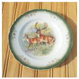 Antique Deer Plate. Possibly DE McNicol East