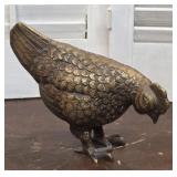 Brass hen chicken