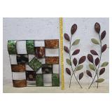 Tin wall decor