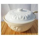 Vintage Heavy Soup Tureen & Ladle