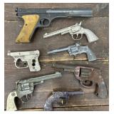 Daisy BB gun and toy and cap guns - Hubley chief,