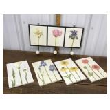 5pc HEAVY Coat rack & wall plaques