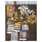 Ephemera lot - department store displays,