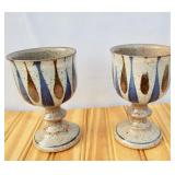 MCM Stoneware Goblets