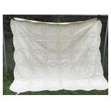 Pretty cream colored bedspread *a few tiny stains