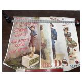 4 Ferry Morse seed Advertising reprints