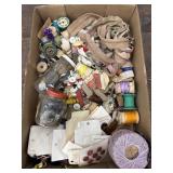 Box buttons, wooden thread spools, zippers etcï¿½