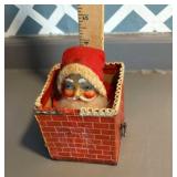 Vintage RARE wind up popping out of the chimney