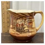 Falconware Pitcher - Colonial scene