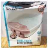 Homedics Bubble Bliss Deluxe Footbath. Wear to