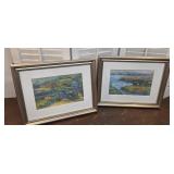 2 Rita Williams oil/pastel paintings - local