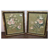 2 Beautiful signed bird paintings - love the