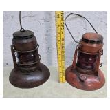 2 Dietz signal lanterns