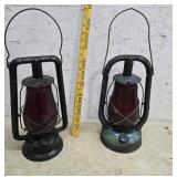 2 Dietz barn lanterns