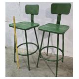 2 Industrial Stools