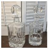 2 Cut Glass Decanters