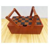 7-in-1 Wooden Box Game Set. Looks in good