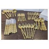 Service for 8 bamboo / Ohshima Japan flatware -