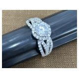 .925 Silver Multi Stone Ring