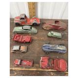 Vintage toys cars - Hubley, Tootsie toys
