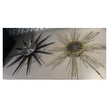 2 vintage clocks Wel by  8 day