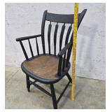 Arrow back arm chair