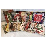 Quilting books & cooking magazines