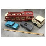 Marx Toy Car Hauler Truck