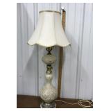 Marble base lamp w/ 3 settings