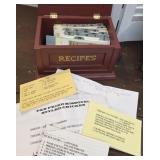 Recipe box with great recipes
