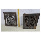 2 Cast Iron Grates