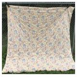 Vintage Floral comforter *some discoloration