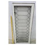 Leaded glass window