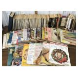 Vintage books & magazines- most science fiction,