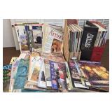 Large lot of artist magazines
