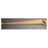 Wooden saw cane
