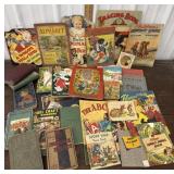 Vintage kids books and mics. History and