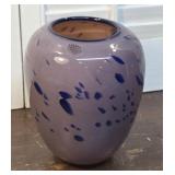 Dansk art glass purple/blue vase