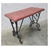 Iron base stool
