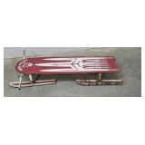 Space rocket sled