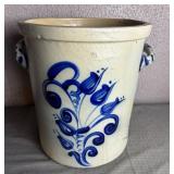 blue flower Crock 12ï¿½ Tall