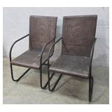 2 Deco Spring Chairs