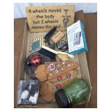 112 Box lil Junqueï¿½ - sign, tape recorder, plant