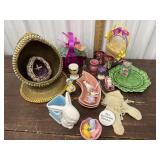 Easter decor - baskets, planter, vintage