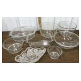 Mostly Pyrex bowls, covered dish etc